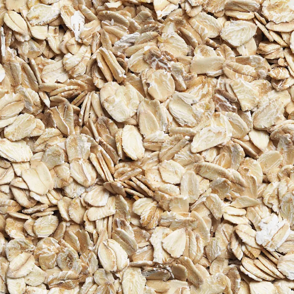 Oat flakes — the product of a grain processing line